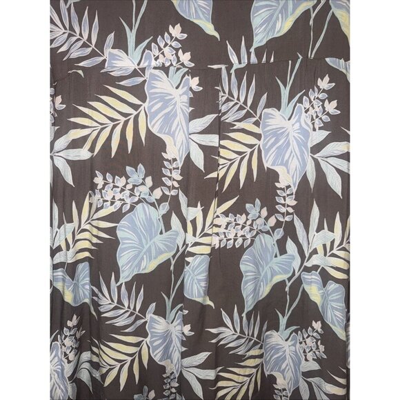 Torrid Women’s Taupe Blue Floral Challis Dolman Sleeve Button Blouse Top 3X NEW - Picture 4 of 9